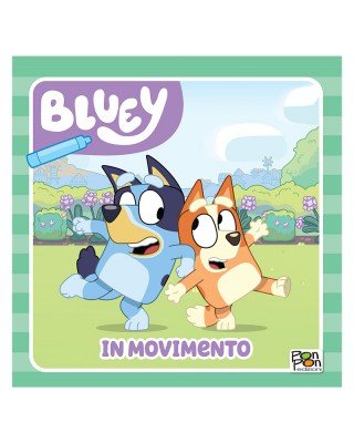 immagine di copertina del titolo Albo magico Bluey In movimento